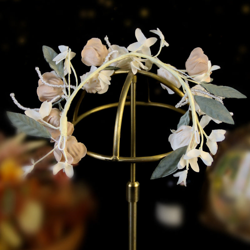 Floral Vintage Wedding Headdress Wreath