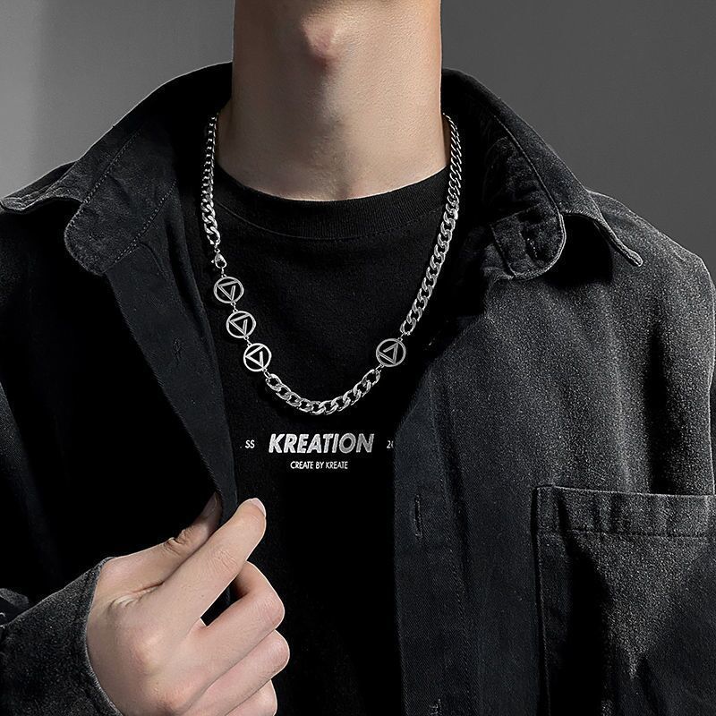 Cuban Chain Hip Hop All-match Ornament Geometric Ornament