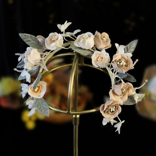 Floral Vintage Wedding Headdress Wreath