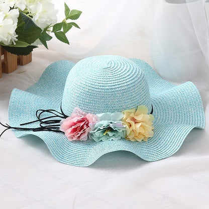 Summer wreath parent-child hat