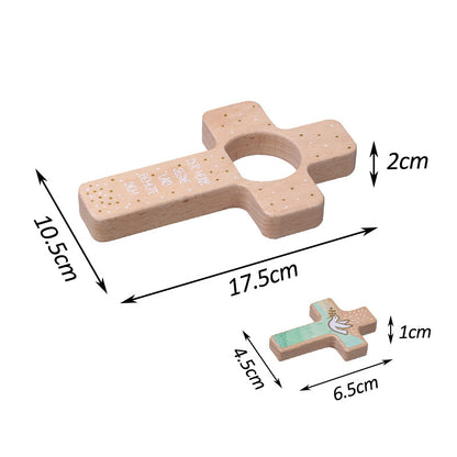 Trumpet cross ornament