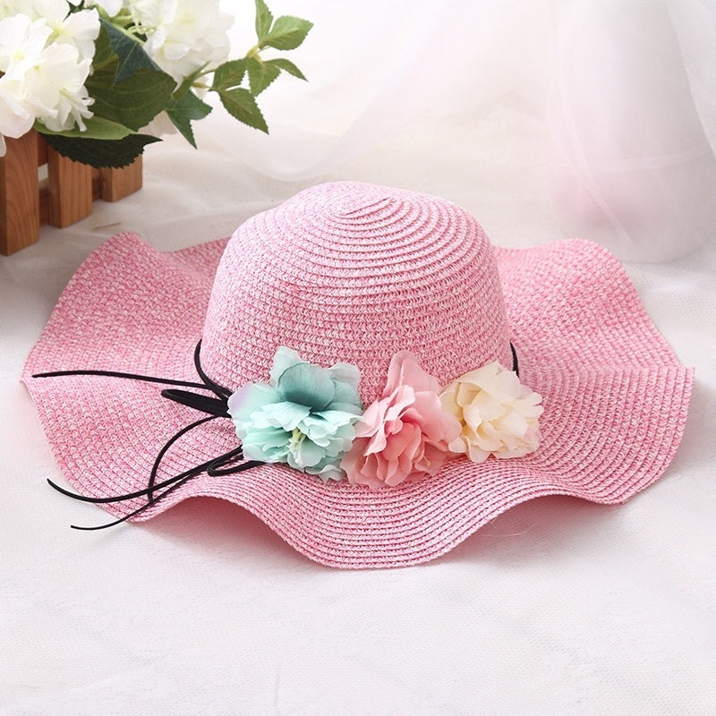 Summer wreath parent-child hat