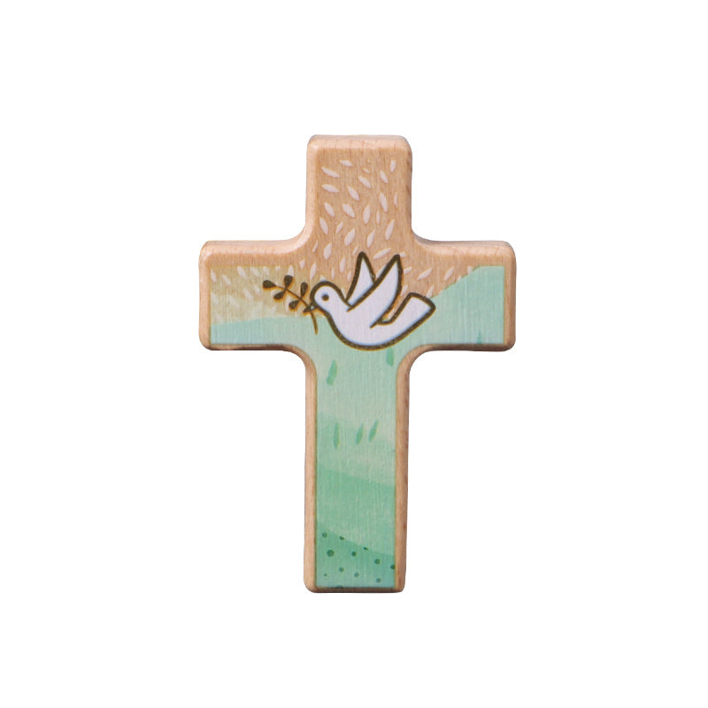 Trumpet cross ornament