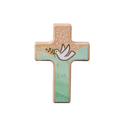Trumpet cross ornament