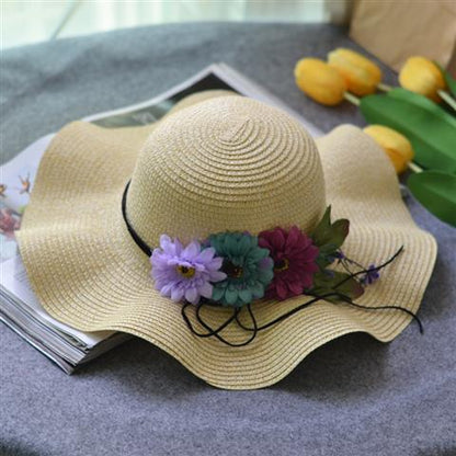 Summer wreath parent-child hat