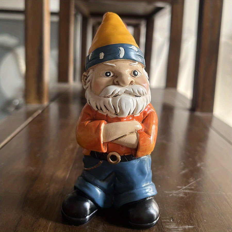 Dwarf Garden Ornament White Beard Old Dwarf Statue Resin Ornament And Statue Dwarf Garden Ornament