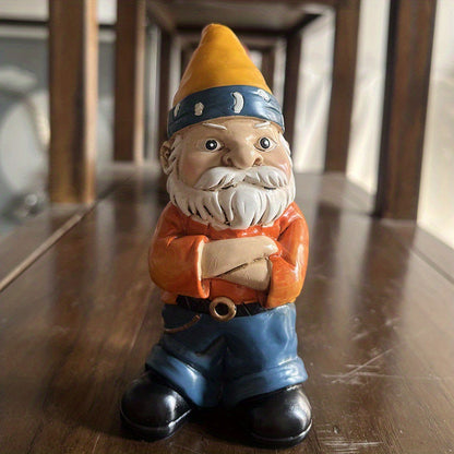 Dwarf Garden Ornament White Beard Old Dwarf Statue Resin Ornament And Statue Dwarf Garden Ornament