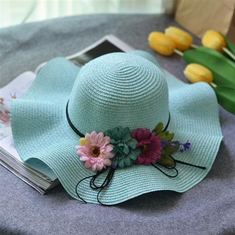 Summer wreath parent-child hat