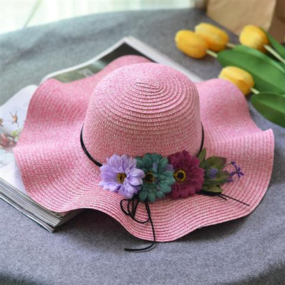 Summer wreath parent-child hat