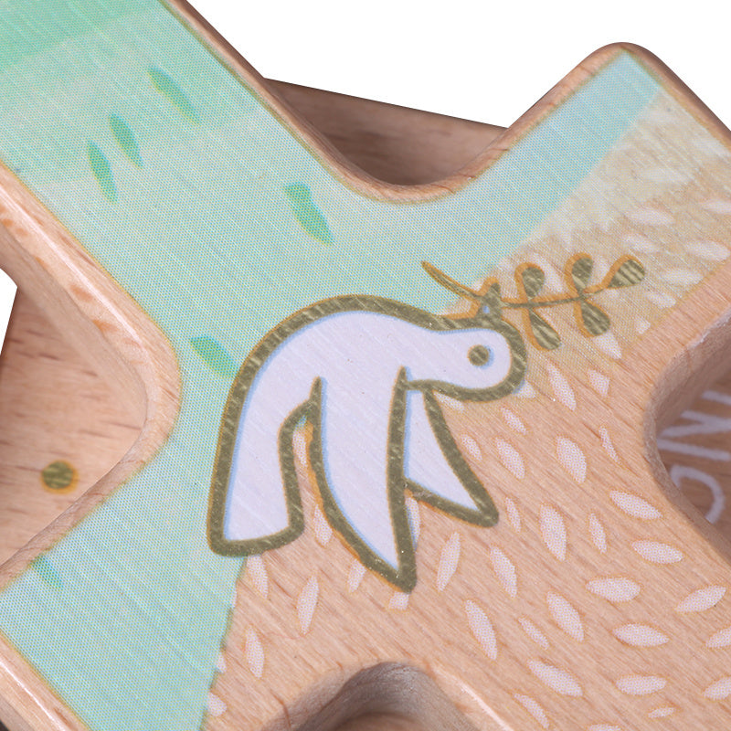 Trumpet cross ornament