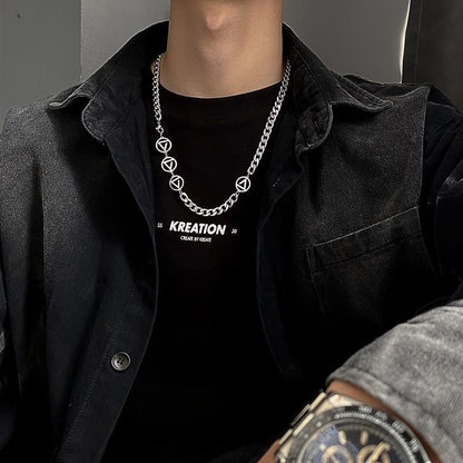 Cuban Chain Hip Hop All-match Ornament Geometric Ornament