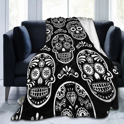 Halloween Witch Blanket Flannel Blanket