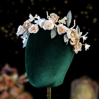 Floral Vintage Wedding Headdress Wreath