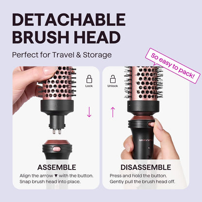Wavytalk Rose Gold Thermal BrushTM