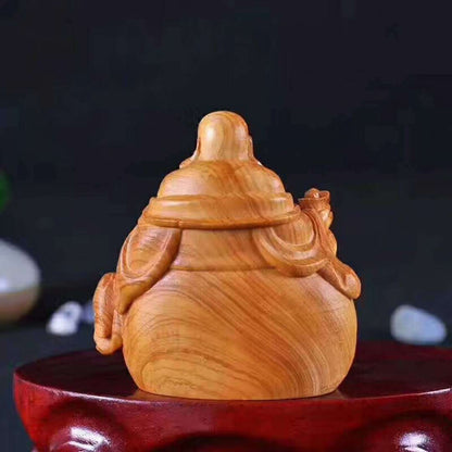 Thuja Avalokitesvara Carving Ornament