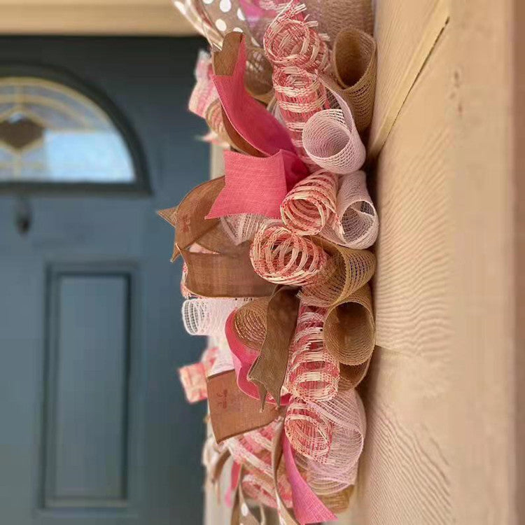 Easter Egg Wreath Decorative Rabbit Wreath