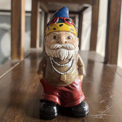 Dwarf Garden Ornament White Beard Old Dwarf Statue Resin Ornament And Statue Dwarf Garden Ornament