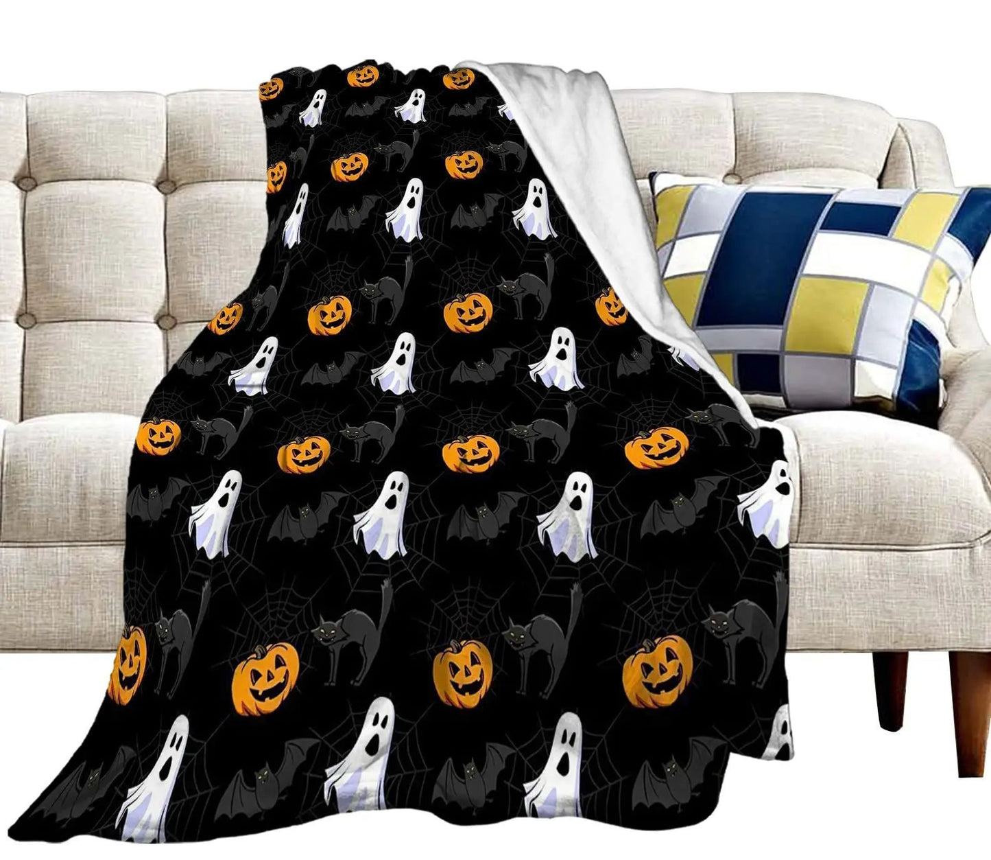 Halloween Witch Blanket Flannel Blanket