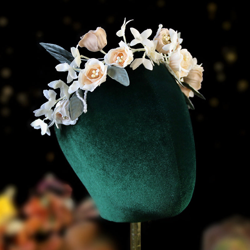 Floral Vintage Wedding Headdress Wreath