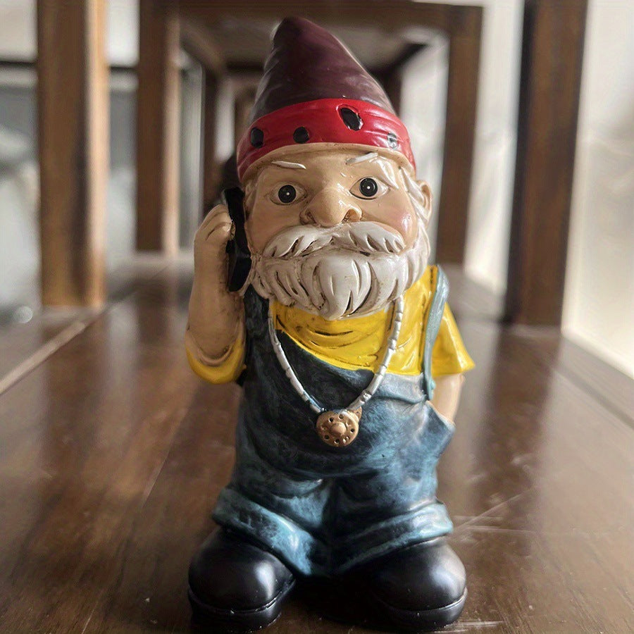 Dwarf Garden Ornament White Beard Old Dwarf Statue Resin Ornament And Statue Dwarf Garden Ornament